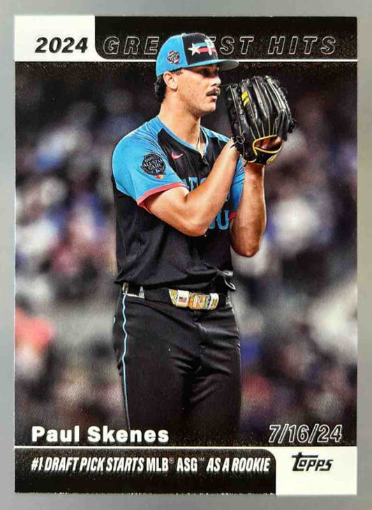 2025 Topps Paul Skenes #GH-24 2024's Greatest Hits Pittsburgh Pirates