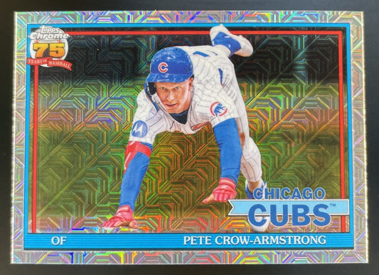 PETE CROW-ARMSTRONG 2026 Topps 1991 Chrome Silver Pack Mojo Refractor #91C-91
